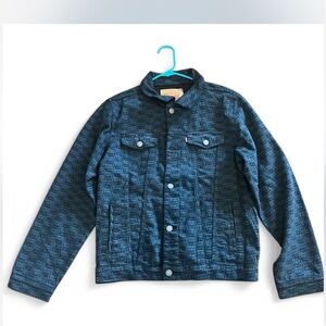 Levi's Blue Jean Jacket Textured Classic